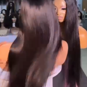 premium 100% human hair 24 inches straight hair one part (glueless)