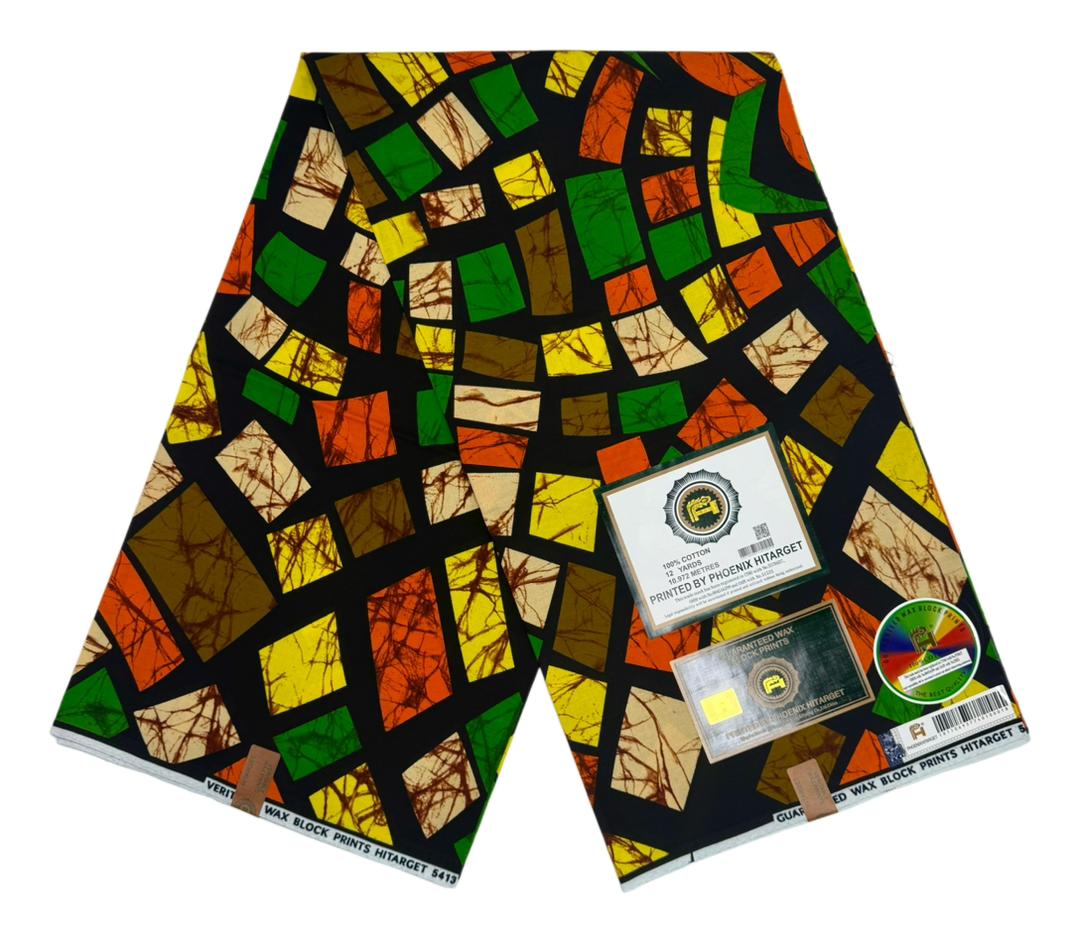 premium ankara wrapper fabric big hitarget 6 yards (high quality cotton) premium ankara wrapper fabric big hitarget 6 yards (high quality cotton)