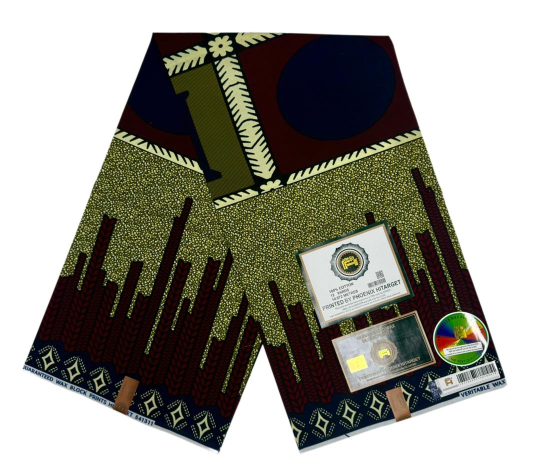 premium ankara wrapper fabric big hitarget 6 yards (high quality cotton) premium ankara wrapper fabric big hitarget 6 yards (high quality cotton)