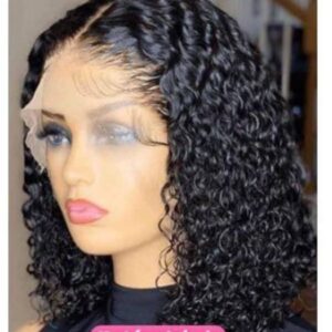 human hair kinky hair full frontal (ear to ear)