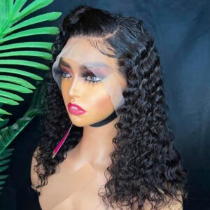 premium 100% human hair water wave full frontal (ear to ear)