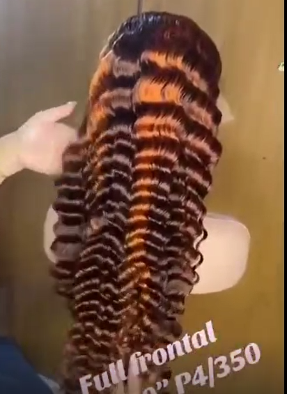 premium 100% human hair water wave full frontal (ear to ear) premium 100% human hair water wave full frontal (ear to ear)