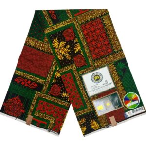 premium ankara wrapper fabric big hitarget 6 yards (high quality cotton)5